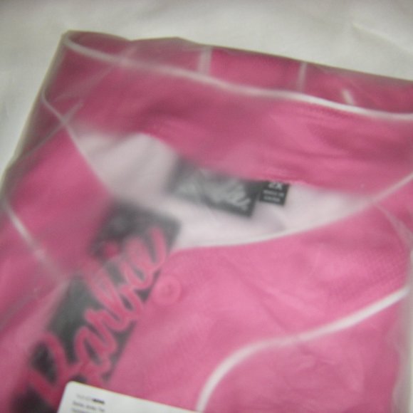 Barbie Pink Baseball Jersey West Coast Barbie Logo Women's Sizes NWT - Picture 14 of 14